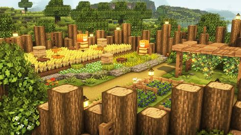 Farming Minecraft Ideas, Minecraft Farm Aesthetic, Mizuno Craft, Modded Minecraft, Aesthetic Farm, Farm Aesthetic, Minecraft Aesthetic, Minecraft Farm, Minecraft Inspo