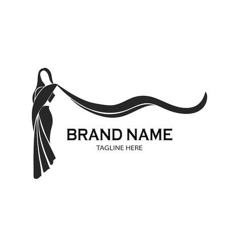 Vector saree logo design with women figu... | Premium Vector #Freepik #vector #gown #indian-bridal #bridal #wedding-gown Fashion Designing Logo Ideas, Indian Boutique Logo Design, Logo Design For Fashion Designer, Saree Shop Logo, Fashion Designer Logo Design, Saree Business Name Idea, Saree Brand Logo, Boutique Logo Design Women, Indian Boutique Names Ideas