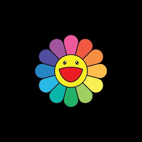 Kwas Wallpaper, Rainbow Story, Amazing Clothes, Takashi Murakami, Clothes For Men, Smiley Face, Long Sleeve T Shirts, Smiley, Rainbow