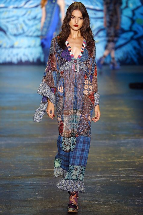 Anna Sui, Look #47 Moda Hippie, Stil Boho, Estilo Hippie, Boho Beauty, Mode Boho, Anna Sui, Estilo Boho, 2016 Fashion, Look Chic