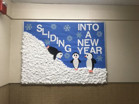 #winter #penguins #RA Winter Ra Boards Ra Bulletins, Winter Themed Ra Bulletin Boards, Winter Ra Bulletin Boards, Winter Ra Boards, Ra Bulletin Boards Winter, Winter Door Decs Ra, January Ra Bulletin Boards, Ra Hall Themes, Resident Assistant Programs