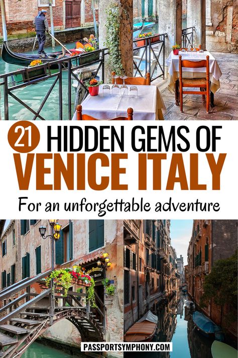 Venice Hidden Gems, Italy Interrail, Italy Adventure, Venice Travel Guide, Italy Trip Planning, Italian Trip, Venice City, Road Trip Places, Holiday Tips