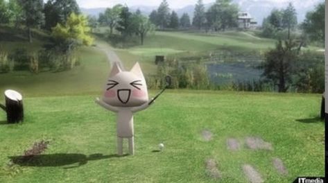 Animated Cat, Golf