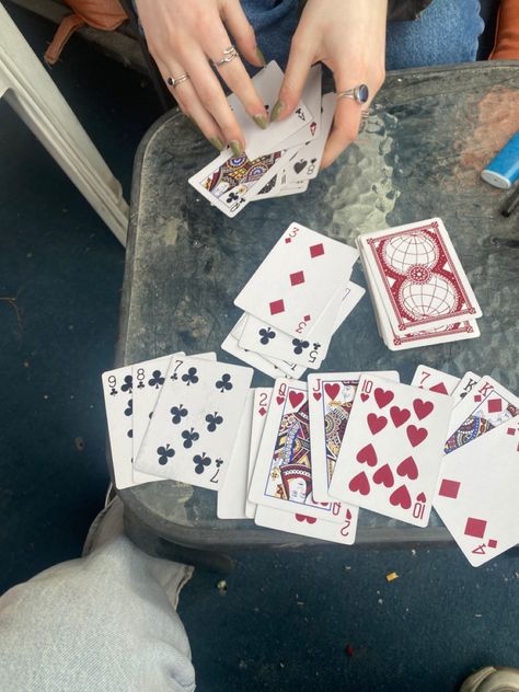 Playing cards friends aesthetic vibes Berlin Summer, Off With His Head, Tie Dye Girl, Friends Drinks, Night Swimming, Game Environment, All American Girl, Birthday Special, Vintage Playing Cards