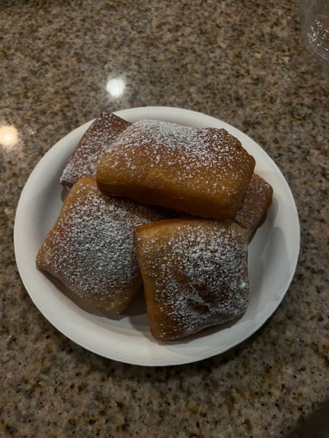 #baking #pastries #bakingrecipe #food #bonappetit #aesthetic #cooking #beignets Beignet Aesthetic, Baking Pastries, Aesthetic Cooking, French Pastries, Beignets, Bon Appetit, Baked Goods, French Toast, Pastry