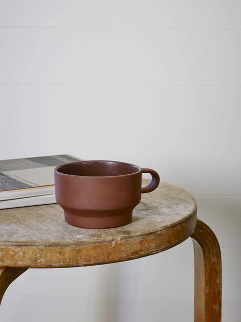 The Skagerak Edge cup is perfect for that morning tea or coffee. Made from Terracotta, The outside of the cup has a beautiful matte finish, while the inside is glazed to ensure a sturdy and water-resistant surface. The Edge series is inspired by an ancient Greek-Egyptian tradition for craftsmanship, which is reflected in the amphora inspired foot. Dishwasher safe.  In Stock: Ships within 1-3 business days from our US warehouse Fire Clay, Finnish Design, Alvar Aalto, Morning Tea, Pottery Designs, Ceramic Design, Stoneware Mugs, Ceramic Cups, Danish Design