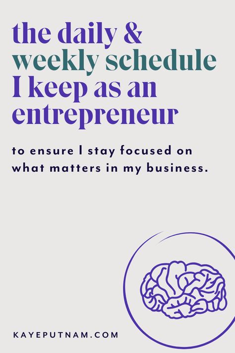 A Day In The Life Of An Entrepreneur, Business Time Management, Small Business Owner Daily Schedule, Self Employed Schedule, Small Business Weekly Schedule, Entrepreneur Daily Schedule, Time Management For Entrepreneurs, Small Business Daily Schedule, Small Business Schedule