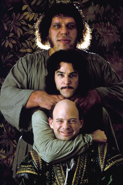 Andre the Giant, Mandy Patinkin and Wallace Shawn -- The Princess Bride. Inigo Montoya Quotes, André The Giant, Wallace Shawn, Inigo Montoya, Circus Characters, Space Princess, The Princess Bride, Andre The Giant, Monsieur Madame