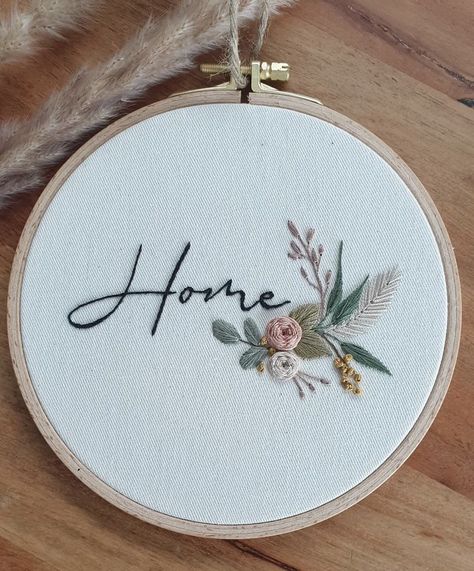 Floral Embroidery Patterns Free, Quotes Embroidery, Hoops Embroidery, Embroidery Quotes, Tshirt Embroidery, Drawing Embroidery, Embroidery Abstract, Embroidery Lettering, Lettering Embroidery