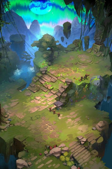 Game Design Art, Game Art Environment, Game Level Design, Test Games, Environment Props, Arte 8 Bits, Rpg Map, Isometric Art, Landscape Concept