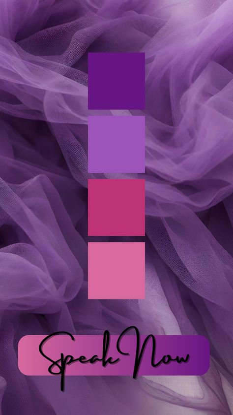 Taylor Swift- Speak Now Color Palette by Felicity & Lilac Events Taylor Swift Eras Color Scheme, Speak Now Color Palette, Taylor Swift Speak Now Party, Taylor Swift Color Palette, Folklore Cardigan, Eras Outfits, Aesthetic Bracelet, Taylor Swift Birthday, Taylor Swift Tour Outfits