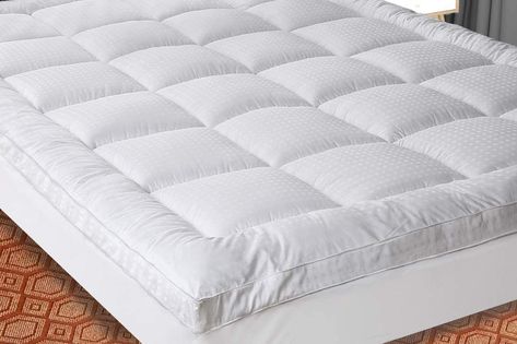 The Best Mattress Toppers On the Market, According to Thousands of Shoppers Best Mattress Topper, Best Bed Pillows, Thick Mattress Topper, Mattress Pad Cover, Mattress Toppers, Full Size Mattress, Memory Foam Mattress Topper, Pillow Top Mattress, Old Mattress