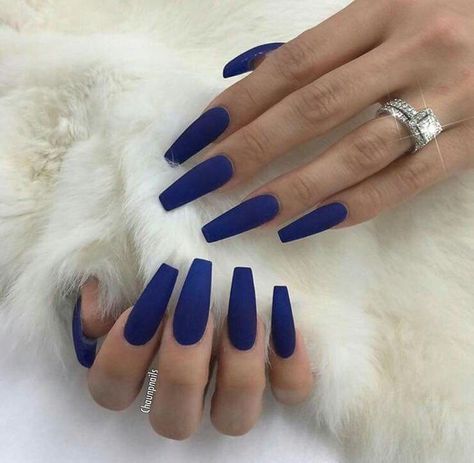 Meet Stella a goody two shoe girl but the doesn't stop her being sarc… #teenfiction #Teen Fiction #amreading #books #wattpad Blue Coffin Nails, Navy Blue Nails, Unghie Nail Art, Blue Acrylic Nails, Blue Nail, Acrylic Nails Coffin, Hot Nails, Dream Nails, Coffin Nails Designs