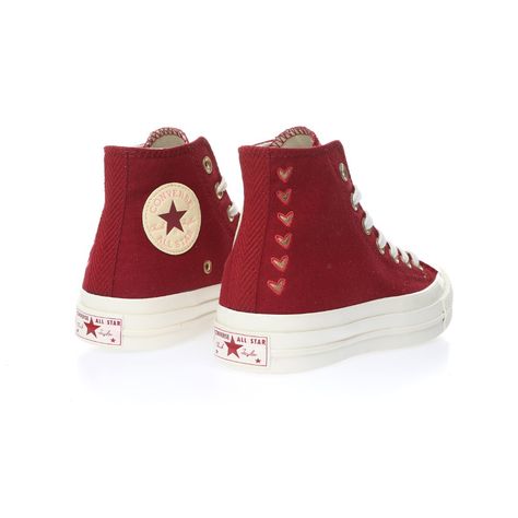 Converse Chuck Taylor 1970’s high “Valentine’s” Size:35-44 Price: 45USD Valentines Converse, Converse Valentines, Dr Shoes, Crystal Box, All Stars Converse, Nice Clothes, Shoe Inspo, Girly Shoes, Converse All Star