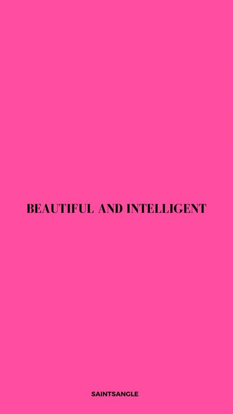 Poster Border Design Ideas, Hot Pink Quotes, Baddie Homescreen Wallpaper, Girly Quotes Aesthetic, Black Quote, Hot Pink Wallpaper, Hot Pink Background, Wallpaper Beautiful, Self Motivation Quotes