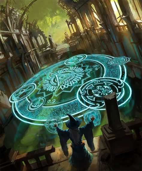 Card: Grand Summoning Magic Seal Fantasy Art, Summoning Aesthetic, Tiamat Dragon, Deck Building, Elemental Magic, Magic Design, Magic Aesthetic, Magic Circle, Fantasy Concept Art