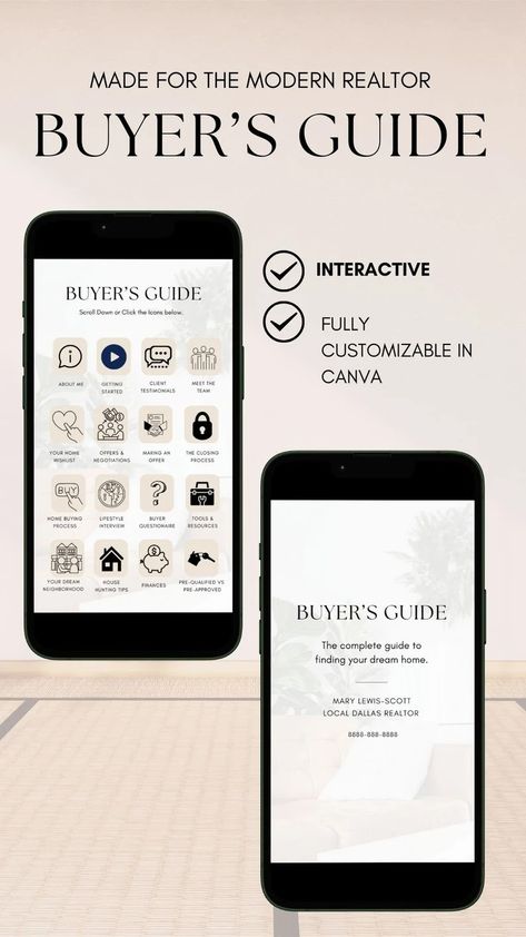Real Estate Buyer Guide Home Buying Process Realtor Buyer Packet Buyer Presentation Real Estate Template Buyer Guide Digital Download Canva - Etsy UK Real Estate Buyers Guide, Digital Presentation, Canva Etsy, Real Estate Agent Marketing, Folder Templates, Real Estate Buyers, Real Estate Templates, Home Buying Process, Buying Process