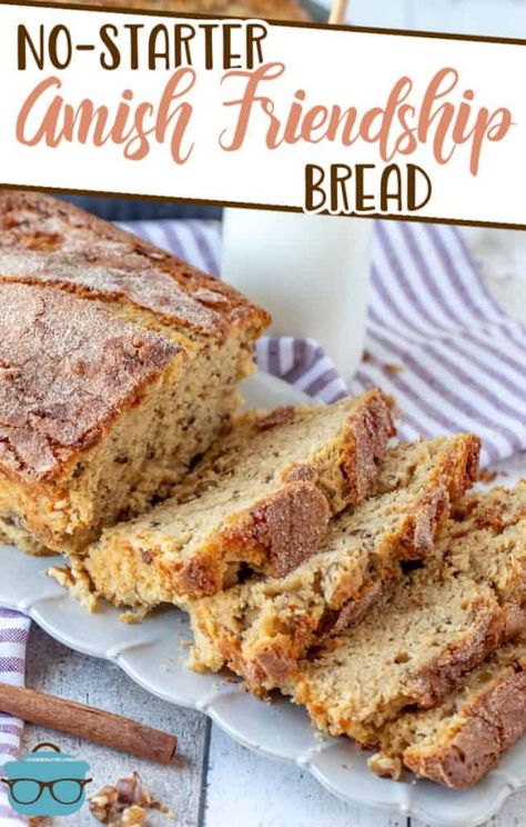 Amish Starter, Amish Breakfast, Mini Breads, Amish Bread Recipes, Amish Cinnamon Bread, Amish Friendship Bread Starter Recipes, Friendship Bread Recipe, Starter Bread, Friendship Bread Starter