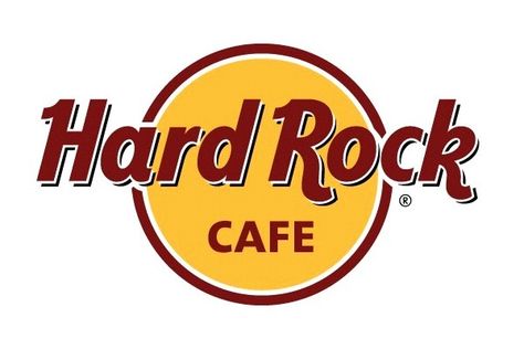 Hard Rock Cafe Cafe New York, Restaurant Logo, Cafe Logo, Rock Candy, Comic Sans, Logo Food, Rock Cafe, Hard Rock Cafe, Punta Cana