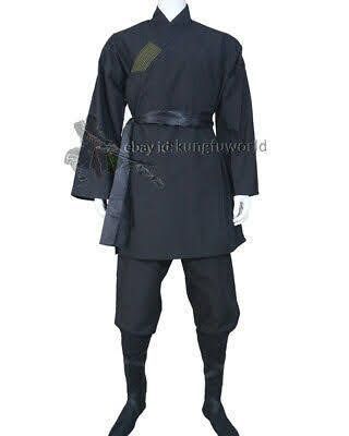 Oni Clothes, Leg Wrappings, Monk Outfit, Chinese Traditional Clothing Men, Kung Fu Outfit, Monk Clothing, Chinese Clothing For Men, Kung Fu Training, Kung Fu Uniform