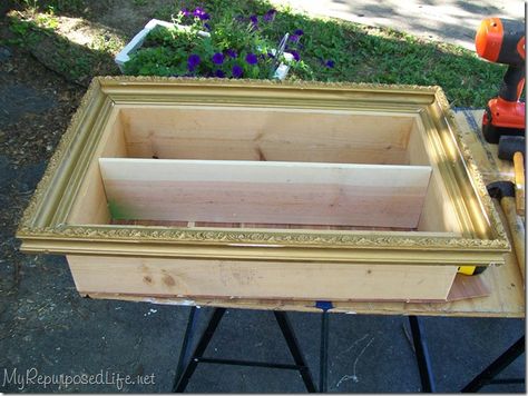 Shadow Box Shelves, Diy Shadow Box, Box Tutorial, Decor Pictures, Local Crafts, Picture On Wood, Redo Furniture, Shadow Boxes, Wood Picture Frames