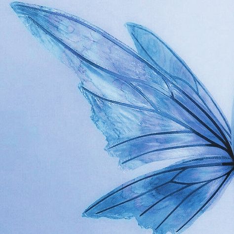 Fairy Wings Aesthetic, Blue Fairy Wings, Blue Widget, Blue Aesthetics, Water Fairy, Everything Is Blue, Cute Blue Wallpaper, Baby Blue Aesthetic, Light Blue Aesthetic