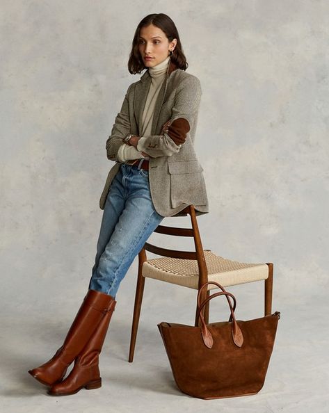 Ralph Lauren Looks, Looks Country, Blazer Outfit, Ralph Lauren Style, Ralph Lauren Women, Ralph Lauren Outfits, Blazer Outfits, 가을 패션, Preppy Style