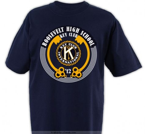 Circular Key Club - Kiwanis & Key Club Design SP3496 Club Shirt Designs, Key Club, Club Tshirt, School Shirt Designs, Tshirt Business, Blue Wallpaper Iphone, School Clubs, Club T Shirt, Club Shirts