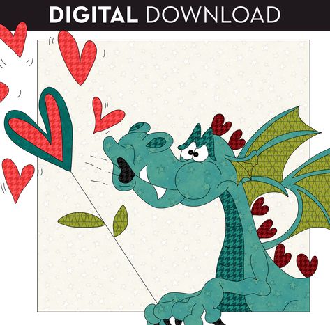 Dragons Dragon Quilt Pattern Free, Dragon Applique Pattern, Dragon Applique, Bubble Dragon, Dragon Quilt, Quilt Pattern Free, Butterfly Dragon, Kids Quilts, Applique Ideas