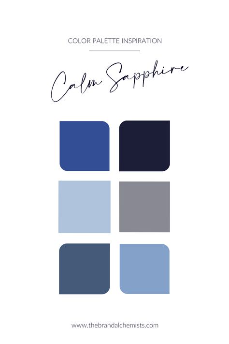 Sapphire blue colour palette, white background. Blue Business Color Palette, Blue Business Aesthetic, Sapphire Color Palette, Web Palette, Sapphire Colour, Brand Kits, Personal Branding Design, Brand Colours, Blue Color Combinations