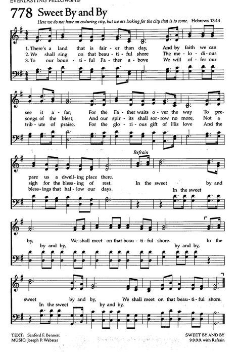 The Celebration Hymnal: songs and hymns for worship 778. There's a land that is fairer than day | Hymnary.org This Is Gospel Lyrics, Gospel Song Lyrics, Christian Hymns, Hymns Of Praise, Hymn Sheet Music, Hymn Music, Worship Songs Lyrics, Church Songs, Hymns Lyrics