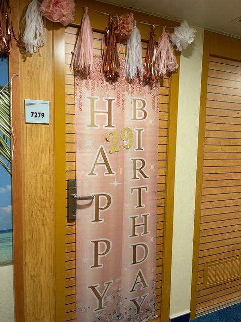 21st Birthday Cruise Door Decorations, Cruise Room Birthday Decorations, Cruise Door Decorations Ideas, Birthday Door Decorations, Cabin Door Decorations, Cruise Door Decorations, Cruise Rooms, Birthday Door, Birthday Cruise