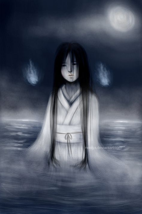 Yurei Ghost, Japanese Yokai, Japanese Folklore, In Water, Ghost, Darth Vader, Wonder, Deviantart, Google Search