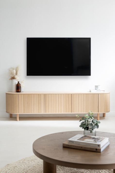 Basque Credenza — Timberwolf Design Living Room Buffet, Japandi Living Room Design, Japandi Living Room, Japandi Living, Buffet Decor, Living Room Console, Japanese Interior Design, Ikea Home, Living Room Sofa Design