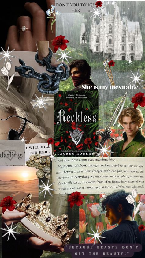 Reckless Quotes, Romance Series Books, Lauren Roberts, Collage Book, Book Wallpaper, Book Annotation, Books For Boys, Book Of The Month, World Of Books