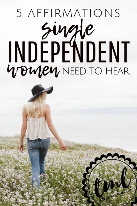 5 Affirmations Single Independent Women Need To Hear | The things happily single, independent women need to hear more often | Self love as a single woman | Single and happy | #selflove #singleandhappy #singlewomen | Miss Independent, and happy | #girlpower | theMRSingLink 5 Affirmations, Single Jokes, Quotes Single, Real Men Quotes, Happily Single, How To Be Single, Miss Independent, How To Believe, Narcissism Relationships