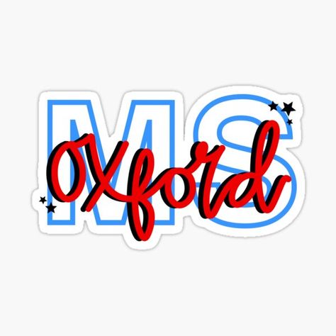 University Of Mississippi Gifts & Merchandise | Redbubble Ole Miss Tailgating, Oxford Mississippi, Hotty Toddy, College Days, University Of Mississippi, Ole Miss, Star Stickers, Christmas List, Mississippi