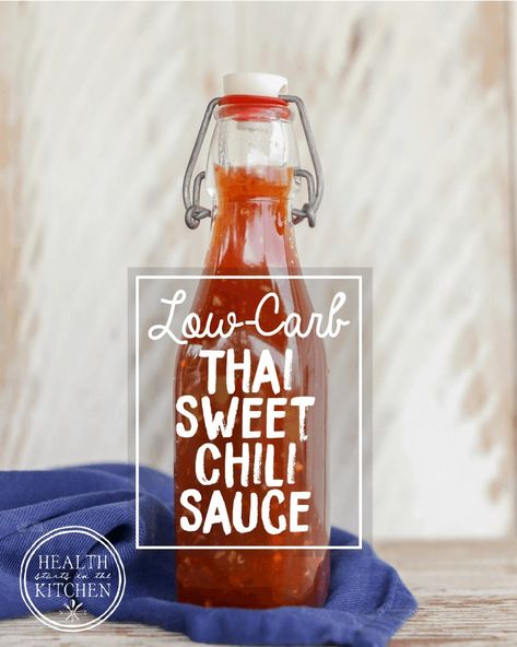 Thai Sweet Chili Sauce Recipe, Sweet Chili Sauce Recipe, Chili Sauce Recipe, Thai Chili Sauce, Keto Sauces, Thai Chili, Coconut Aminos, Low Carb Sauces, Sweet Chili Sauce