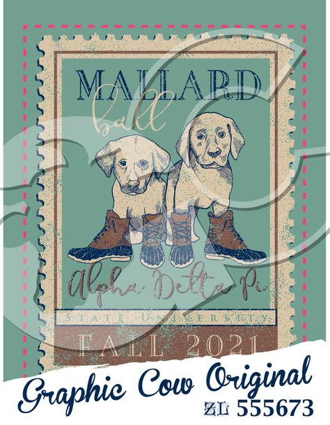 Mallard Ball lab puppy dog duck boots stamp Alpha Delta Pi hunting #grafcow Mallard Ball Banner, Mallard Ball, Adpi Merch, Graphic Cow, Lab Puppy, Alpha Delta Pi, Alpha Delta, Mallard, Duck Boots