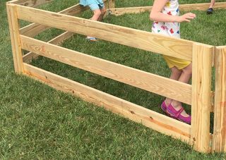 Gaga Pit: 4 Steps (with Pictures) Gaga Pit Diy, Gaga Pit, Diy Ball Pit, Gaga Ball Pits, Gaga Ball, Ball Pits, Bocce Court, Playground Games, Outdoor Fun For Kids