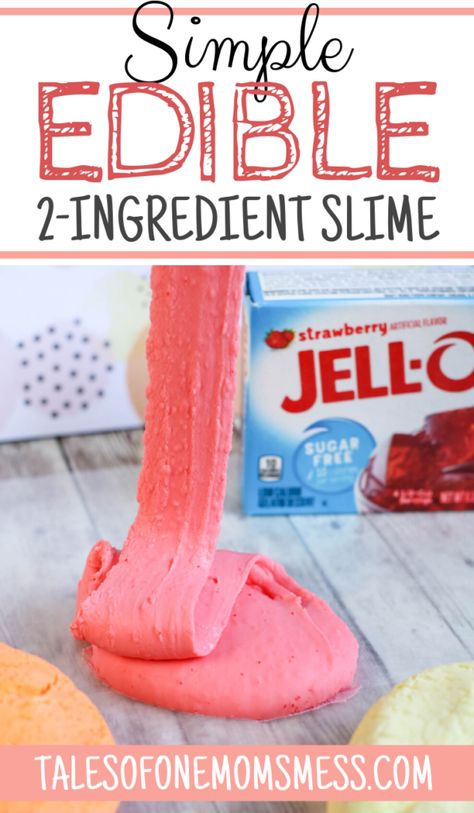 Jello Slime Recipe, Slime Squishy, Jello Slime, Eatable Slime Recipe Easy, Jelly Play, Slime Party Food, Edible Play Dough, Edible Art For Kids, Jelly Messy Play