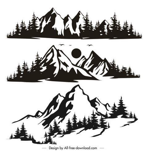 Plaque Ideas, Animal Tattoo Ideas, Mountain Decal, Mountain Graphic, Wood Burn Designs, Mountain Drawing, Breakfast Casseroles, Graphic Kit, Up Tattoo