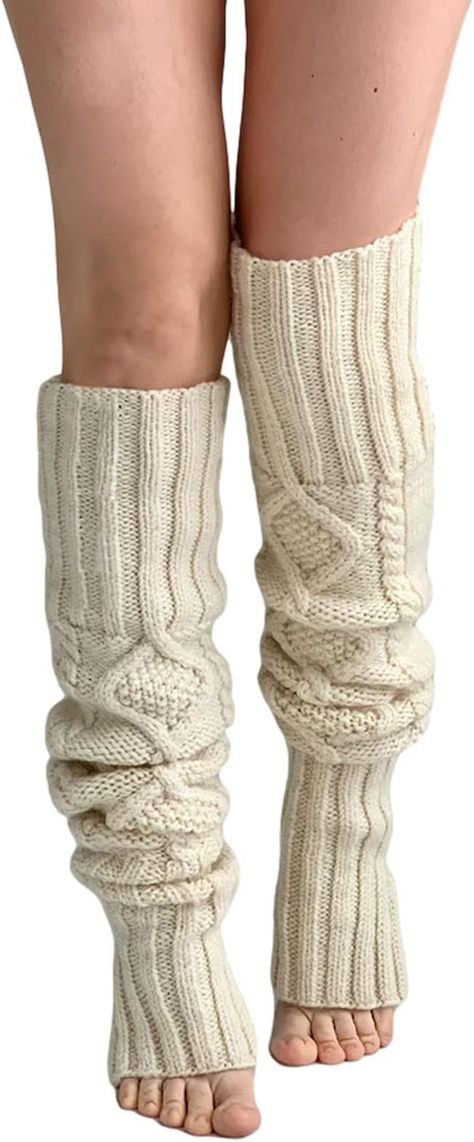 Amazon.com: NUFIWI Women's Cable Knit Thigh High Socks Thick Winter Warm Leg Warmers Boot Extra Long Over Knee Stockings(Stacked Coffee,One Size) : Everything Else Knit Thigh High Socks, Thigh High Socks, Winter Warmers, Thigh High, Leg Warmers, High Socks, Thigh Highs, Extra Long, Warm Winter