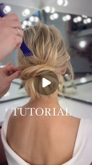 Wedding Low Buns, Messy Bun Wedding, Low Bun Tutorials, Low Bun Wedding Hair, Wedding Hair Brunette, Bridal Hair Tutorial, On Me, Side Bun Hairstyles, Messy Wedding Hair