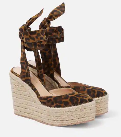 New Arrivals - New Women's Fashion | Mytheresa Straw Sandals, Rossi Shoes, Wedge Espadrilles, Womens Sandals Wedges, Suede Wedges, Fashion High Heels, Slingback Heel, Beach Shoes, Espadrille Shoes