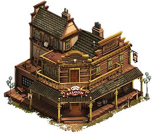 Saloon | Forge of Empires Wiki | Fandom Cultural Building, Western Cartoon, Forge Of Empires, Composition Board, Old West Town, Western Saloon, Planet Coaster, Industrial Age, Western Stuff