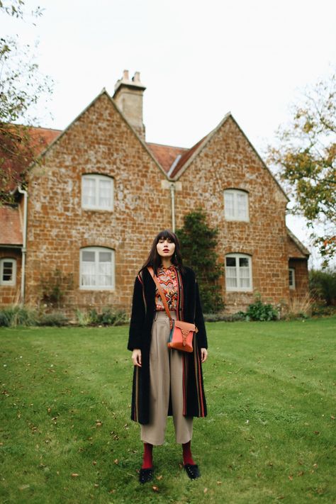 OUR COTTAGE IN THE ENGLISH COUNTRYSIDE | M MISSONI - NATALIE OFF DUTY Natalie Off Duty, Glory Of The Snow, Creative Lifestyle, M Missoni, Blouse Style, Grey Skies, Be Thankful, So Thankful, English Cottage