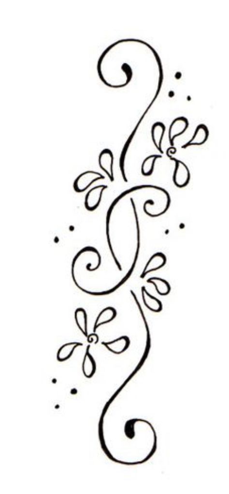 Henne Tattoo, Flower Tattoo On Side, Cute Henna Tattoos, Small Henna, Cute Henna, Tato Henna, Simple Henna Tattoo, Japanese Tattoos, Side Tattoos