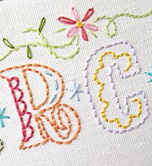 alphabet embroidery pattern Sublime Stitching, Alphabet Embroidery, Stitching Embroidery, Embroidery Letters, Hand Embroidery Stitches, Hand Embroidery Patterns, Embroidery Inspiration, Embroidery And Stitching, Embroidery Pattern