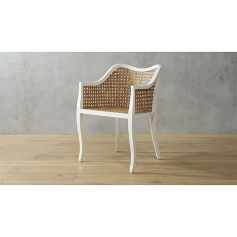 Dining chair. tayabas-cane-side-chair White Cane, Cane Dining Chairs, Black Cushion, Cane Dining Chair, Cane Chair, Black Chair, Modern Accent Chair, Black Cushions, Accent Arm Chairs